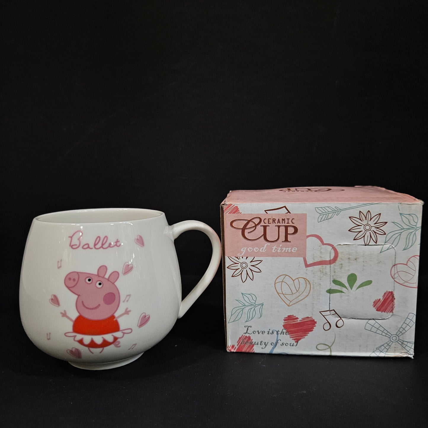Peppa Pig cartoon character printed Ceramic mug