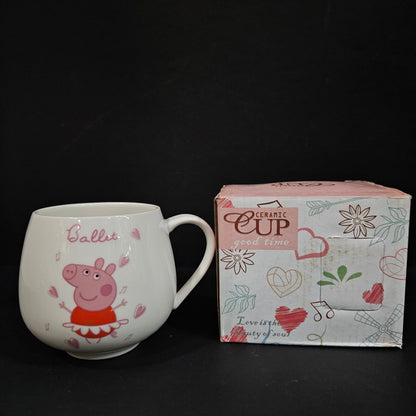 Peppa Pig cartoon character printed Ceramic mug