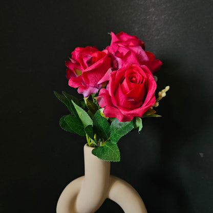 Artificial banquet rose Floweral bunch to bring attractive & romantic look to your home and living area