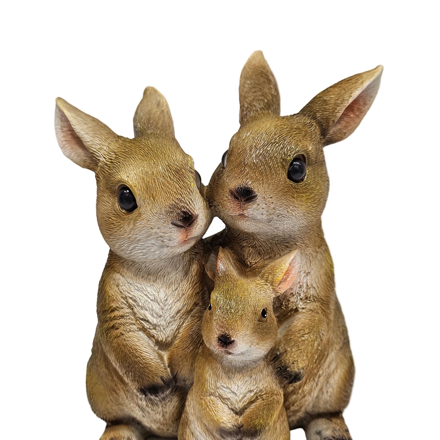Bunny Rabbit Family Statue | Garden décor | Animal Statues for Living Room, Bedroom, Dining Room, Kitchen, Bathroom, Wedding, Party Decor