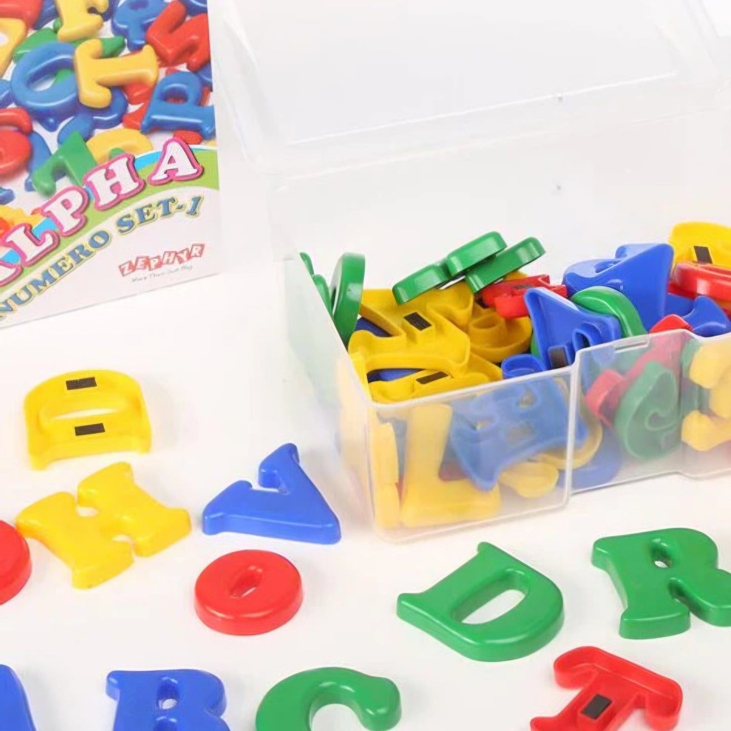 Alpha capital alphabets & numbers 49pcs Numero Jar