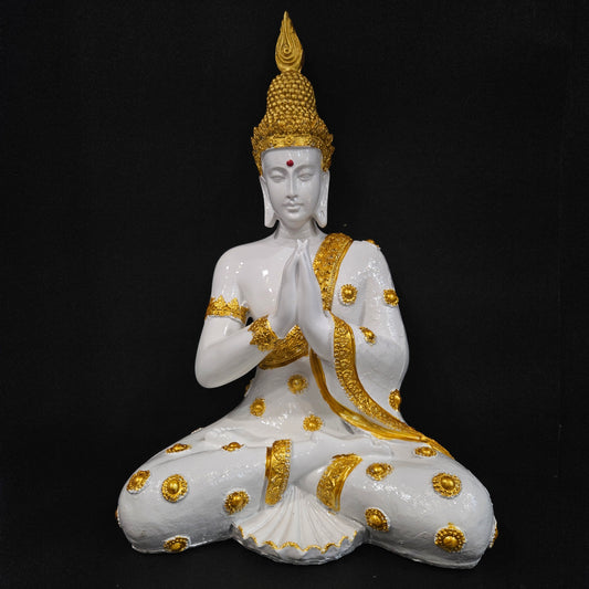 Buddha Sitting Statue Buddha Showpiece for Home Decor,Office Table| Gifting Figurine| Home Decoration| God Idol for Gift