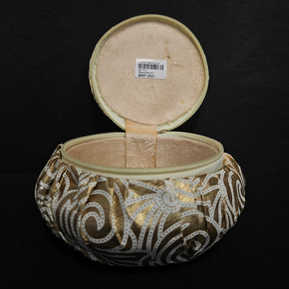 Women's Stylish designer Jewel Box with Zipper Lock easily portable jewellery box or Bangle Box for women