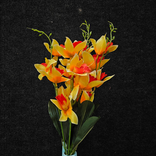 Boat orchid artificial banquet floweral stick to bring attractive elegant look to your office & Garden