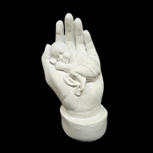 Baby in Mother Hand Idol Statue & showpiece for Home Decor Decoration and Gift