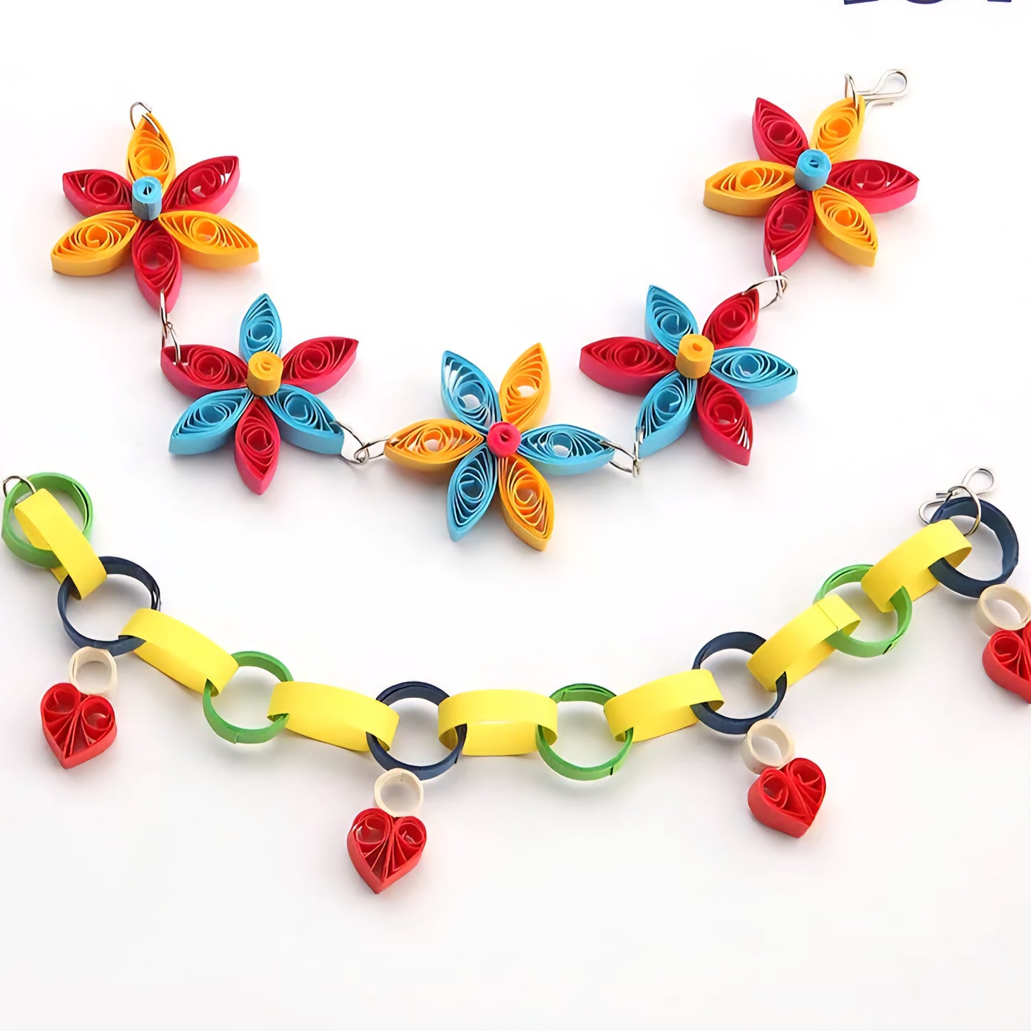 Paper Quilling Jewellery Jr Art and Craft for Kids & Girls 5 Years and Above