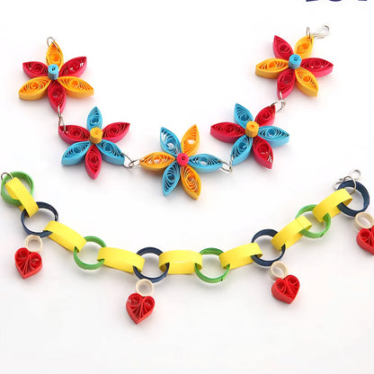 Paper Quilling Jewellery Jr Art and Craft for Kids & Girls 5 Years and Above
