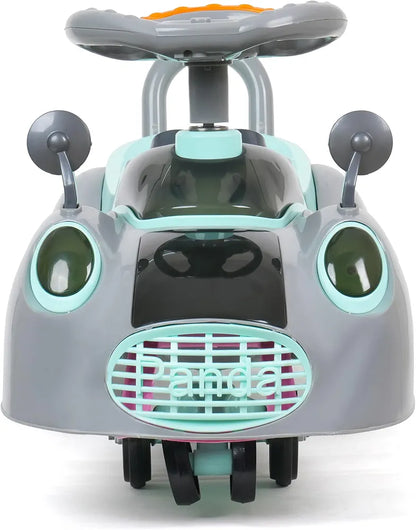 Glenn Swing Ride on & Car for Kids with Music & Horn Steering, Push Car for Baby with Backrest, Safety Guard, Big Wheels, Ride on for Kids age1 to 3 Years