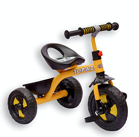 Panda topaz tricycle with backrest,storage Basket on back & cushion seat for comfortable experience