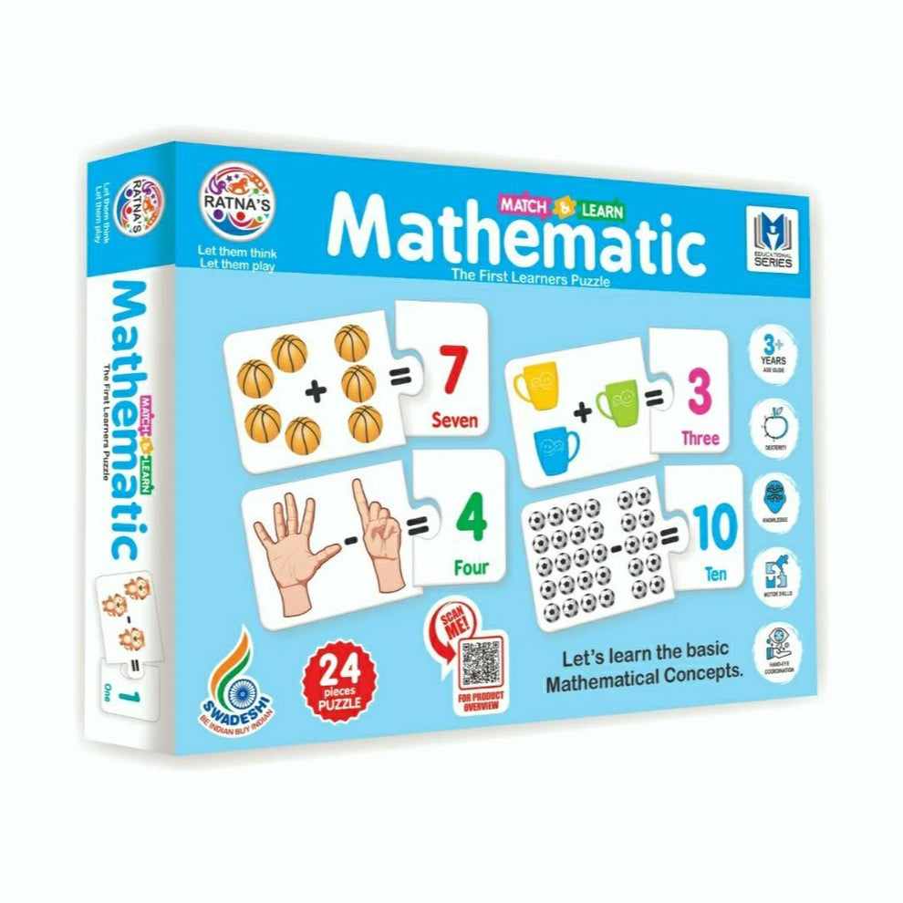 Ratna's match & learn mathematic the first learners puzzle – KEERTHI ...