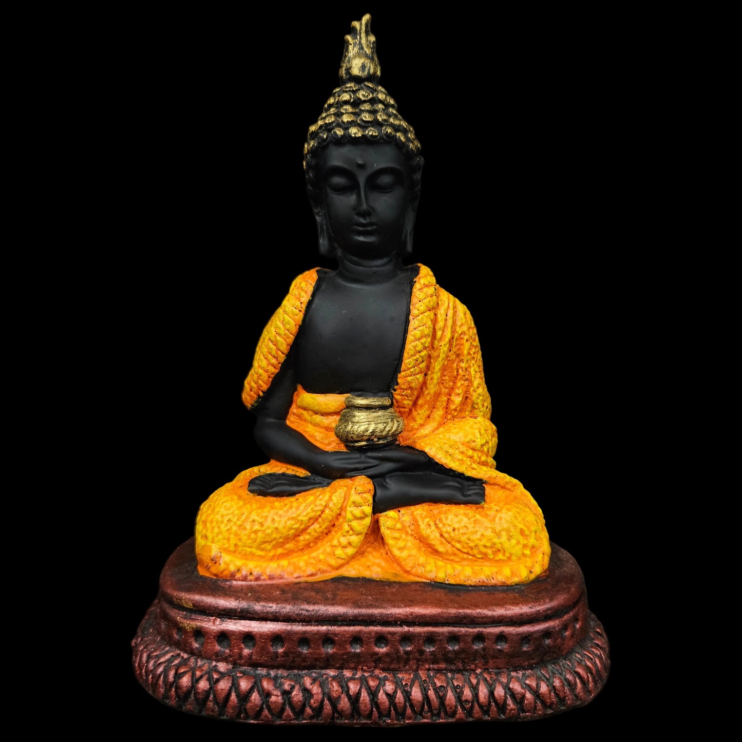 Handcrafted Meditating Samadhi Buddha Sitting Decorative Showpiece