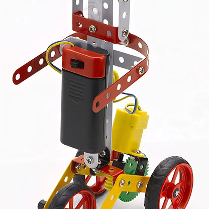 Baby Smiles MECHANIIX ROBOTIX 1 Engineering System for Creative Kids from Age 8+, in Box 114 Pieces Including High Powered Motor and Gear System