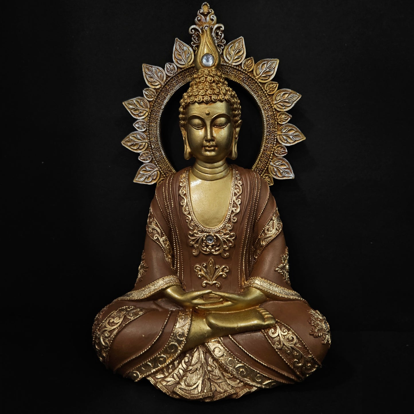 Lord Buddha with attractive stones design for home & Pooja room decor