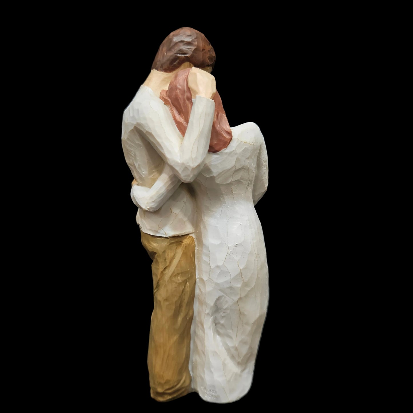 Romantic Couple Showpiece Statue – Hand-Carved Stone Finish Love Figurine for Home Decor | Premium Couple Sculpture for Anniversary, Wedding Gift, Valentine Gift(pregnant)