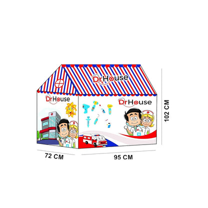 Doctor Tent House Indoor-Outdoor Set for Kids (95 * 72 * 102 Cm) (Doctor House Tent)