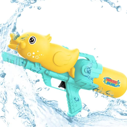 Lumo Cute Duck Holi Pichkari Water Gun Toy for Kids for Holi with High Pressure Mechanism Ideal Outdoor Toy for Pool & Beach Fun