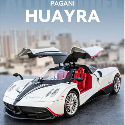 Pagani Huayra Super Alloy Model Diecast With Sound and Light - Car Lovers Collection, Kids Birthday Gift, Metal Boys Toys