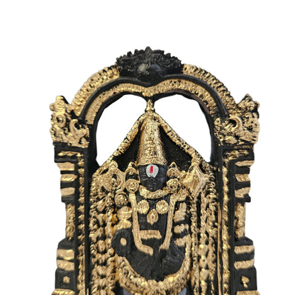 Sri Venkateswara Swamy Balaji Idol Balaji Statue tirupati Temple Decor Tirupati Balaji Statue(Gold)
