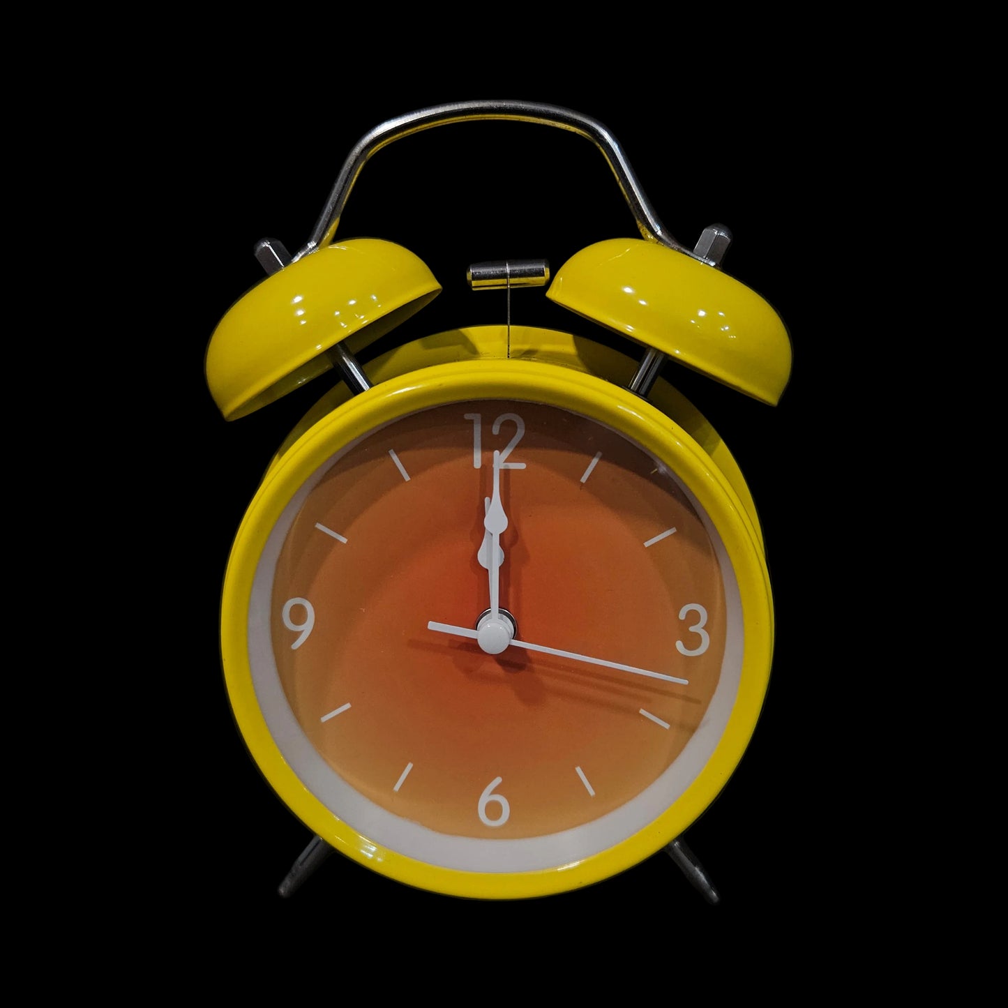 Cute Small Clock with Loud Bell Alarm, Stylish Mini Table Clock for Kids Boys Girls Students Heavy Sleepers Study Table