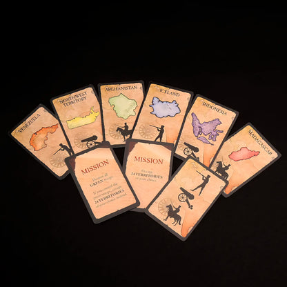 Risk Game, Strategy Board Game; Updated Figures Improved Mission Cards; War Crates; for Children Aged 10 and Up, 2-5 Players