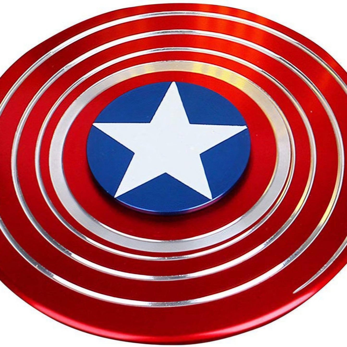 Captain America Fidget Ultra Speed Light Weight Metal Wind Spinner Toy