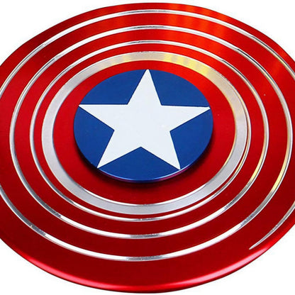 Captain America Fidget Ultra Speed Light Weight Metal Wind Spinner Toy