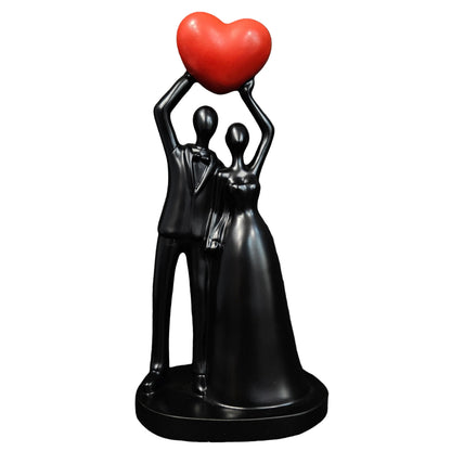 Couple Statue Resin Couple Figurine Couple Sculpture Art for Valentine's Day