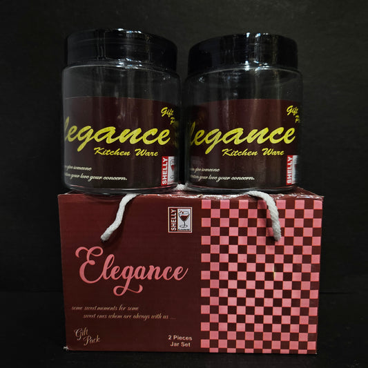 Elegance 2 pieces Storage container with Lid for Return gift
