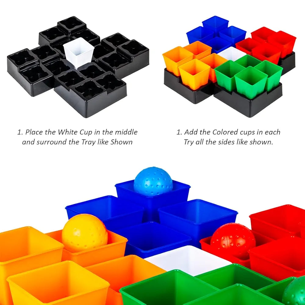Ratna's Bounce & Battle Multiplayer Activity Floor Party Games for Kids & Adults