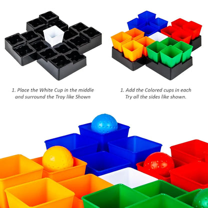 Ratna's Bounce & Battle Multiplayer Activity Floor Party Games for Kids & Adults
