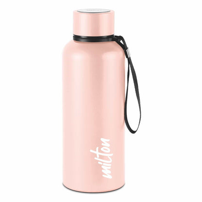 Milton Aura 750 Thermosteel Water Bottle 725 ml, 24 Hr Hot and Cold I Leak Proof Lid, ISI Certified I Vacuum Insulated I for Office, Gym, School