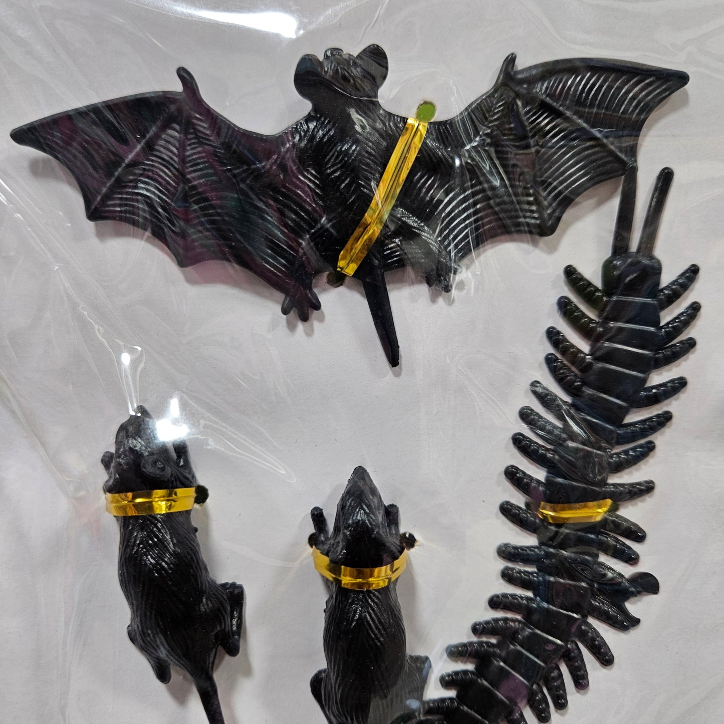Halloween 4pcs set big spider,2Rats &Centipede to Bring Halloween Vibes in your Home & Garden