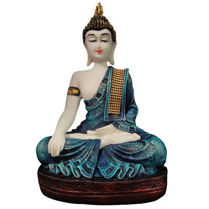 Meditating Blessing Buddha with attractive Statue Figurine Decorative for Home & Office