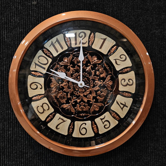Classic Antique Silent Fancy Vintage Wall Clock for Office & home