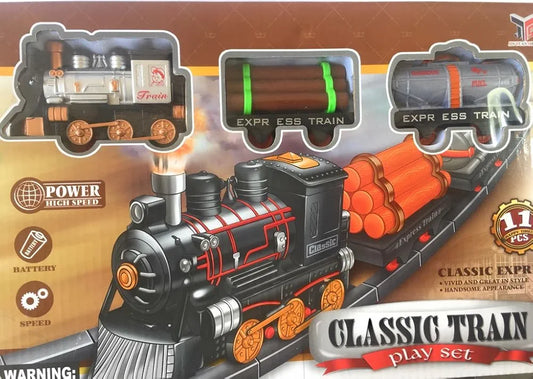 Classic train play set power high speed classic express battery train