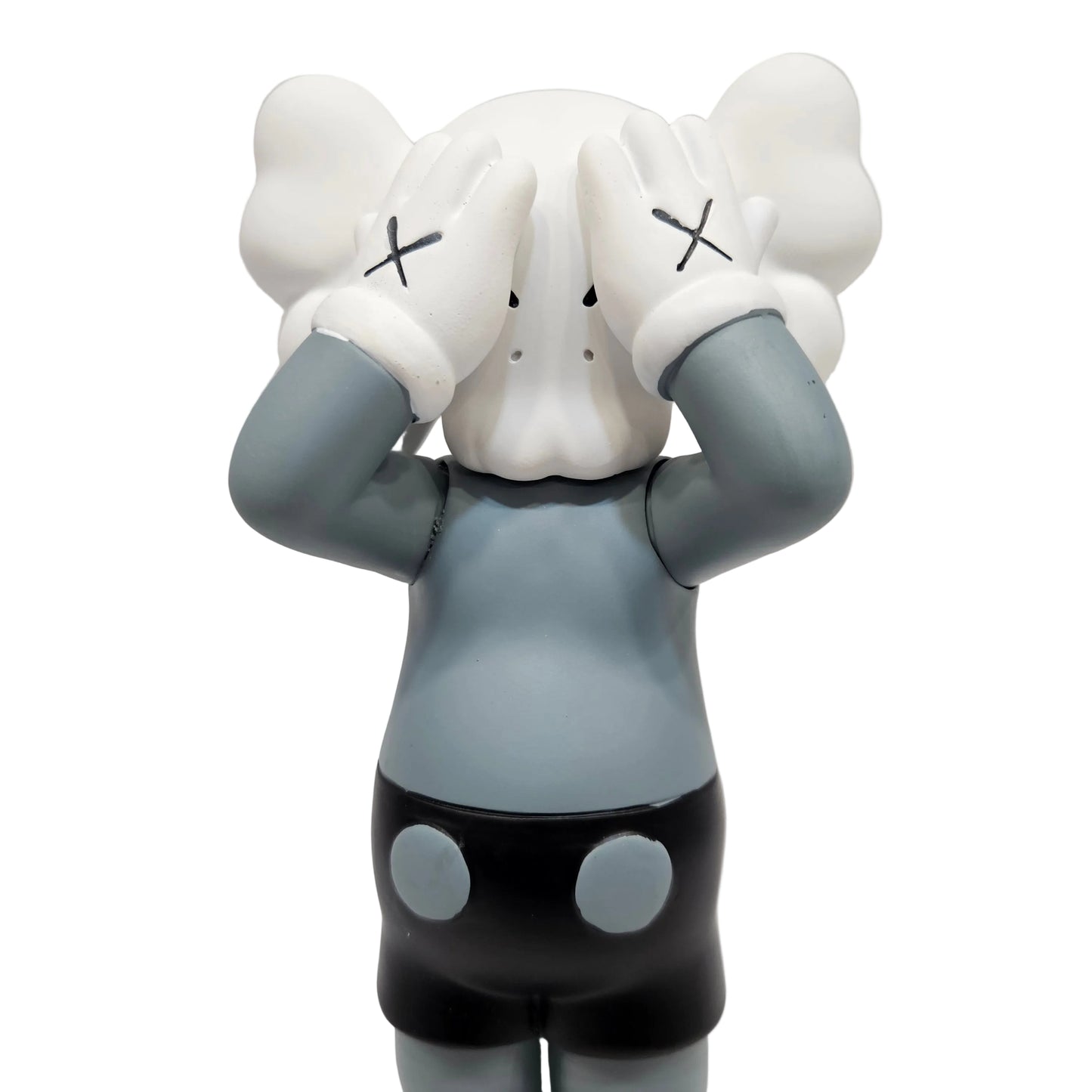 Designer Art Toy Figurine, Grey and Black, Cloud Head Design Showpiece