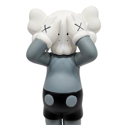 Designer Art Toy Figurine, Grey and Black, Cloud Head Design Showpiece