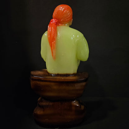 Radium Marble Sai Baba Statue Decorative Showpiece for home decor