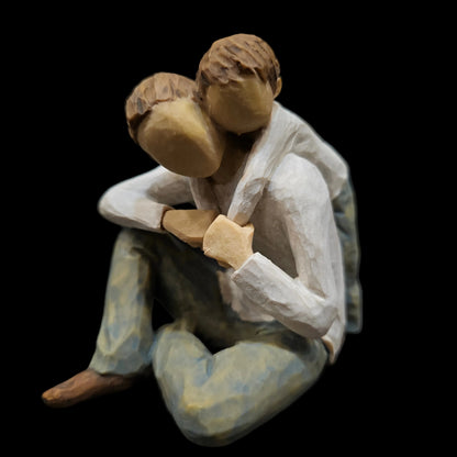 Willow Tree That's My Dad, My Favorite time is time with You, Shows Loving and Playful Relationship Between Father and Son, or Grandfather and Grandson or Brothers, Sculpted Hand-Painted Figure