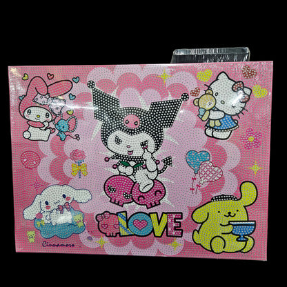 Cartoon characters diy art kit set