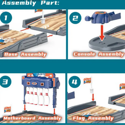 Interactive Battle Competition Game Desktop Mini Bowling Toy