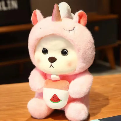 Cute Panda Plush Toy Soft Stuffed Animal Hugging Doll for Kids, Girls & Boys | Adorable Kawaii Panda Bear Plushie for Decor & Gifts