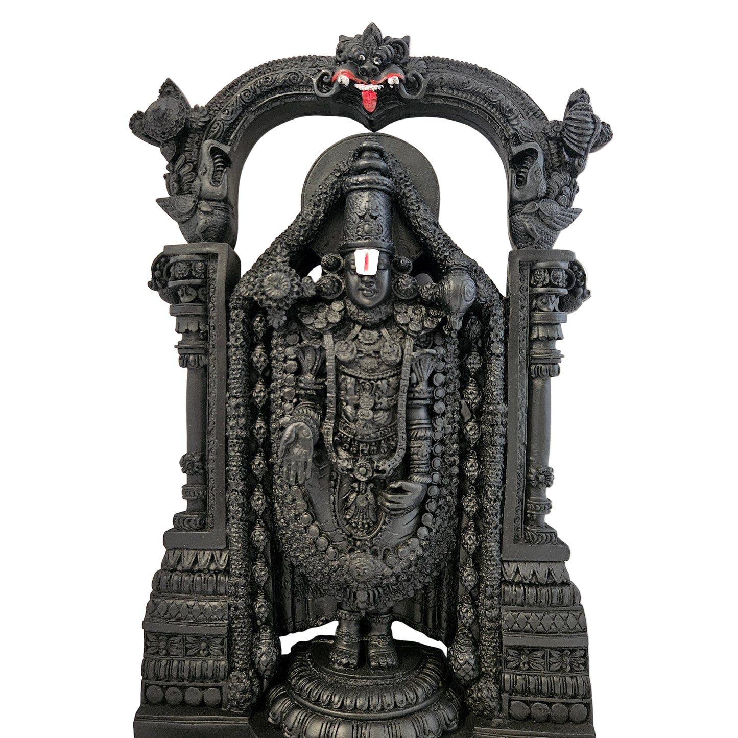 Sri Venkateswara Swamy Tirupati Balaji Idol Balaji Statue tirupati Temple Decor Tirupati Balaji Statue(Black)
