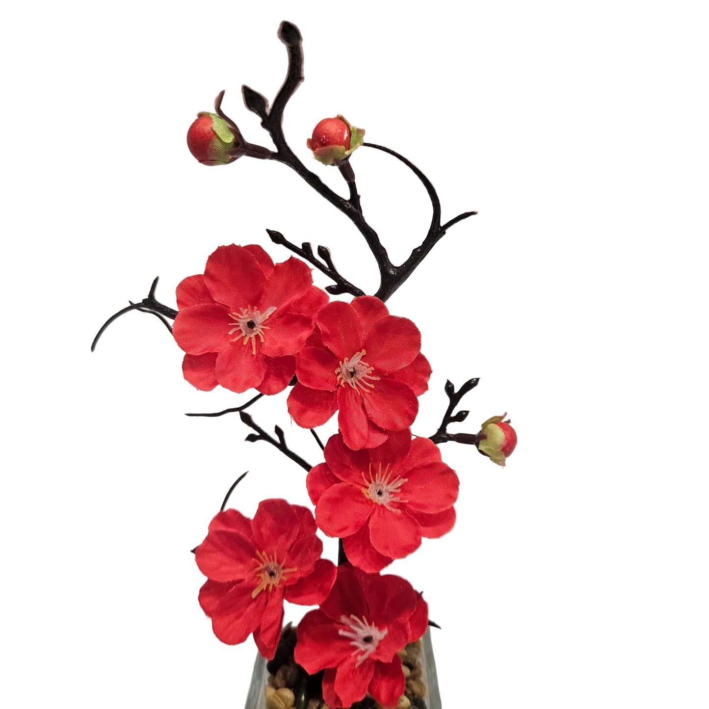 Artificial Plum Flower Sushi Plate Decoration Sashimi Serving Plate Ornament for Home Japanese Party Botanical Decor Plant Decor