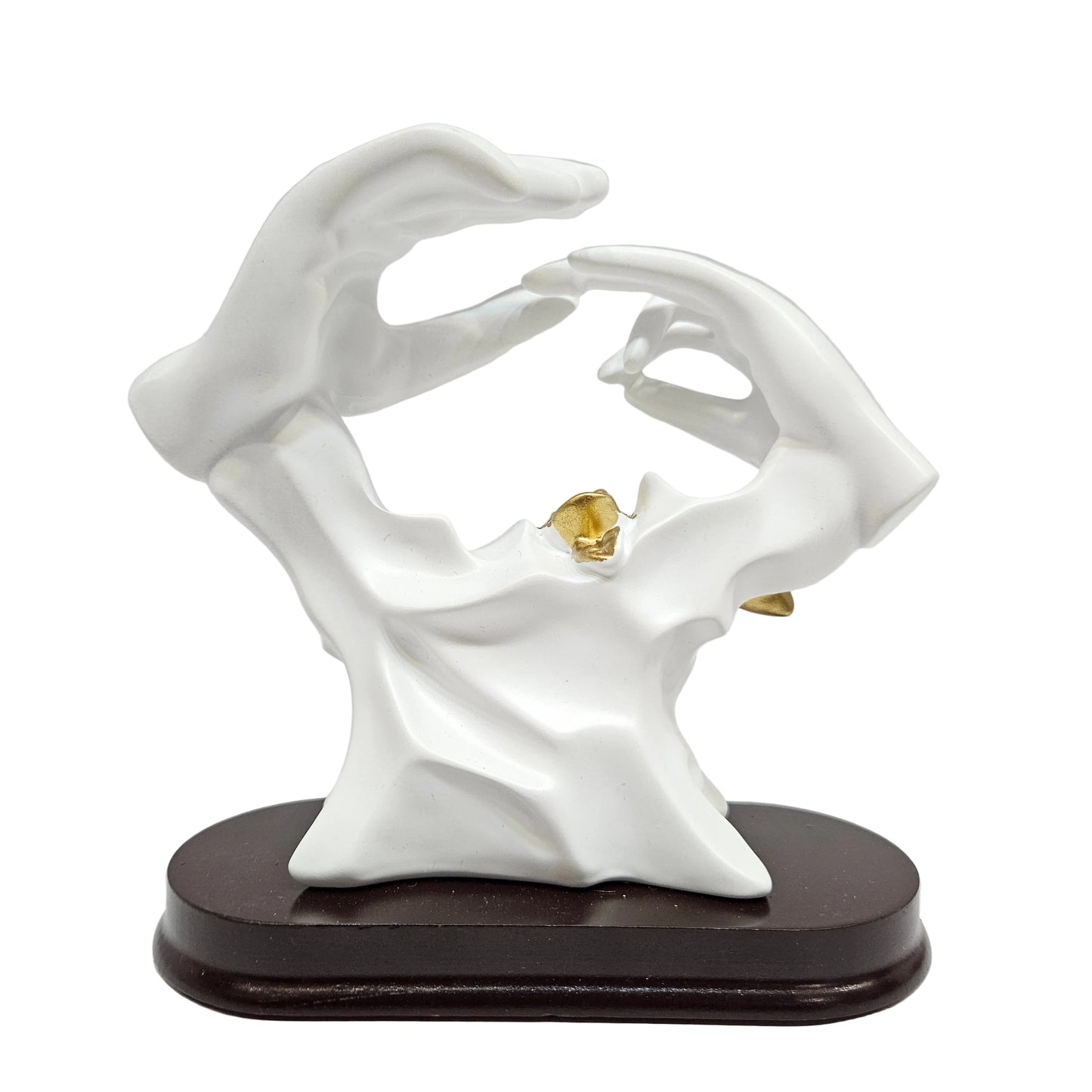 Wedding Couple Figurine – Decorative Statue Holding Hands, Home Decor, Romantic Table Centerpiece