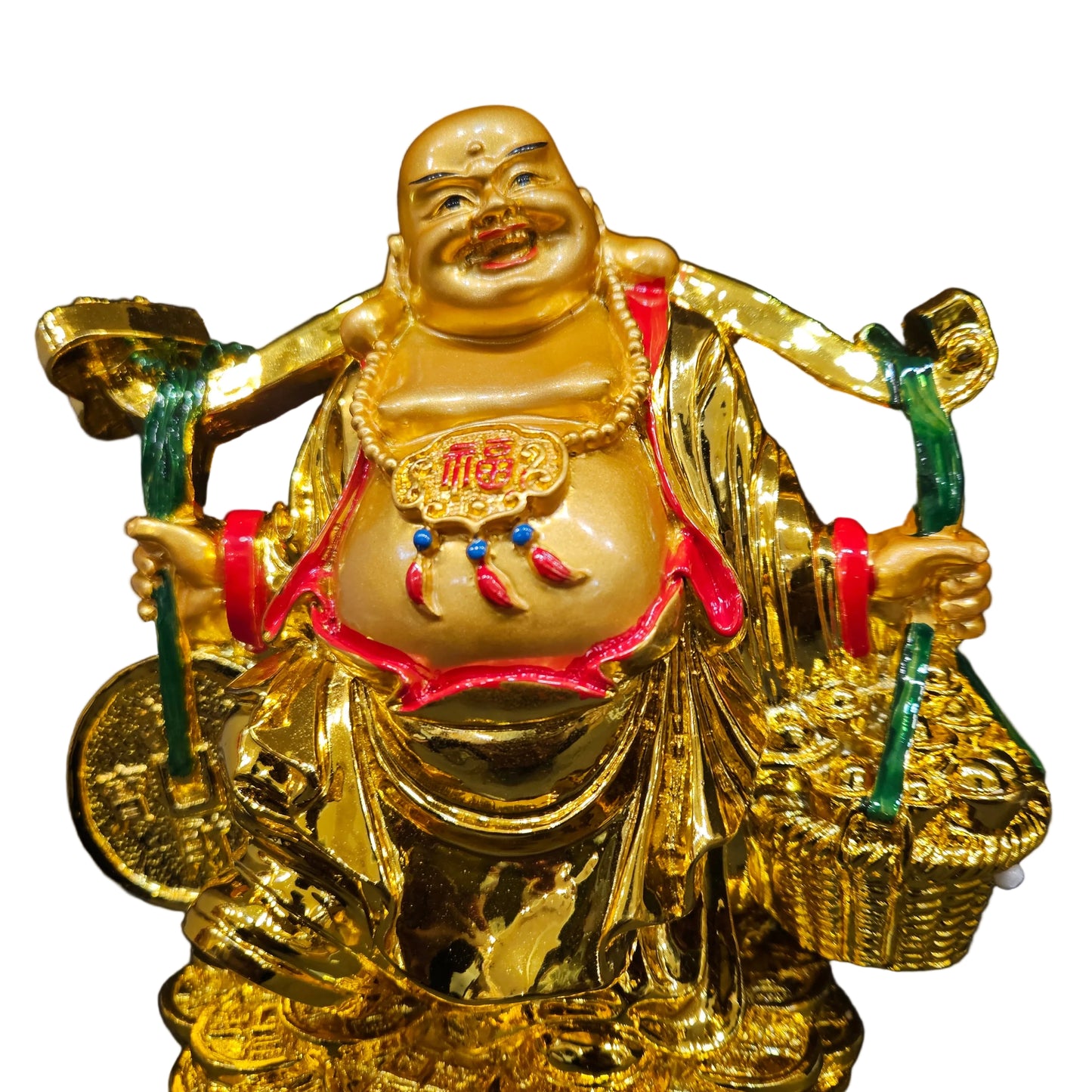 Laughing Buddha Polyresine Feng Shui|Show Piece|Gift Item |Vastu|Decorative Showpiece for Home Décor|Office Desk Table
