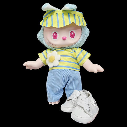 Labubu big size trendy Doll with shoes&cap for kids