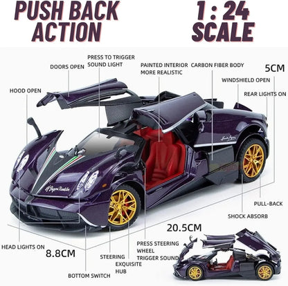 Apollo Diecast Car Metal Model – Fast & Furious 7 Edition - Scale 1:32