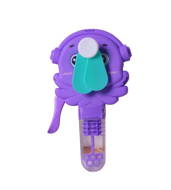 Mini fan toy sea animal that doubles as a bubble blower.cool air and endless bubbles for a refreshing and entertaining