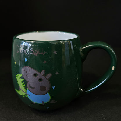 Peppa Pig cartoon character printed Ceramic mug with multiple colours